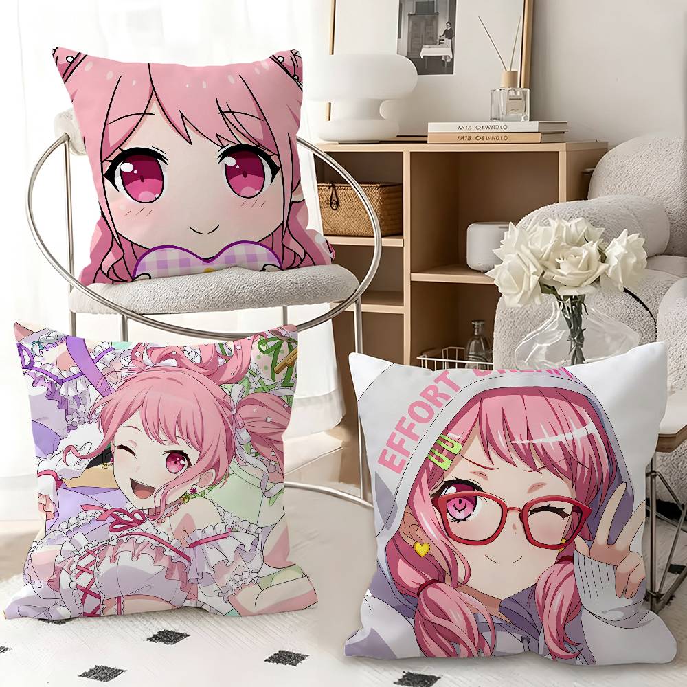 Aya Home Textiles - 1 pièce Housse de coussin carrée