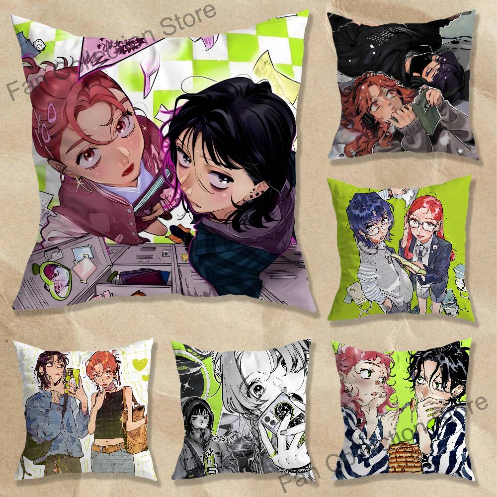 Aya Home Textiles - Housse de coussin en peluche Mitsuki