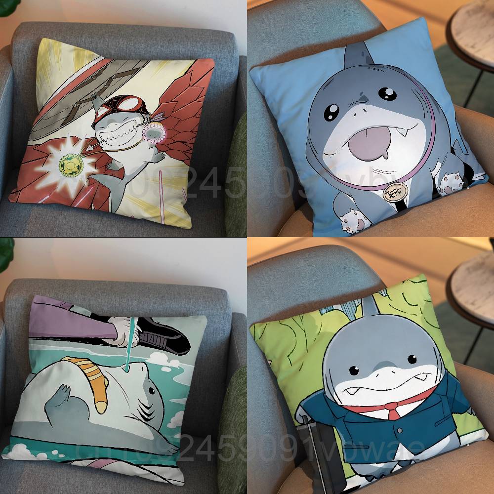 Home Landing Textiles - Housse de coussin décorative Land Shark