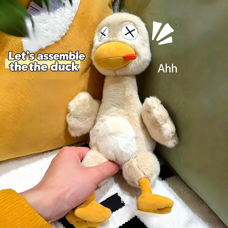 Home Textiles Store - Peluche canard magnétique mignonne, jouet amusant