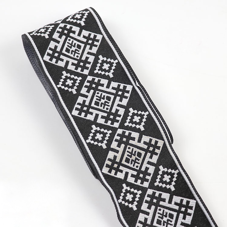 Home Textiles India - Sangle tissée en dentelle brodée hmong,