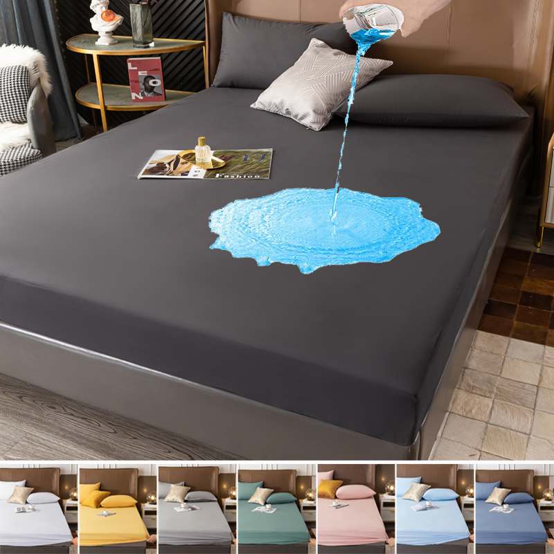 Mattress Pad Topper - Housses de matelas imperméables 100%, draps