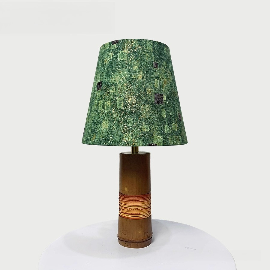 Home Textiles Importers In Usa - Lampe de table en rotin naturel