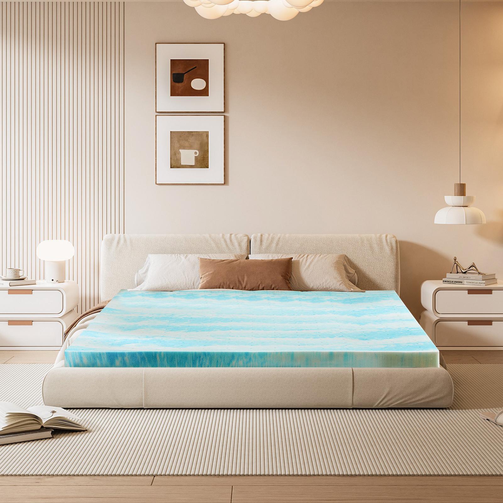 Mattress Pad Topper - Surmatelas en mousse à mémoire de