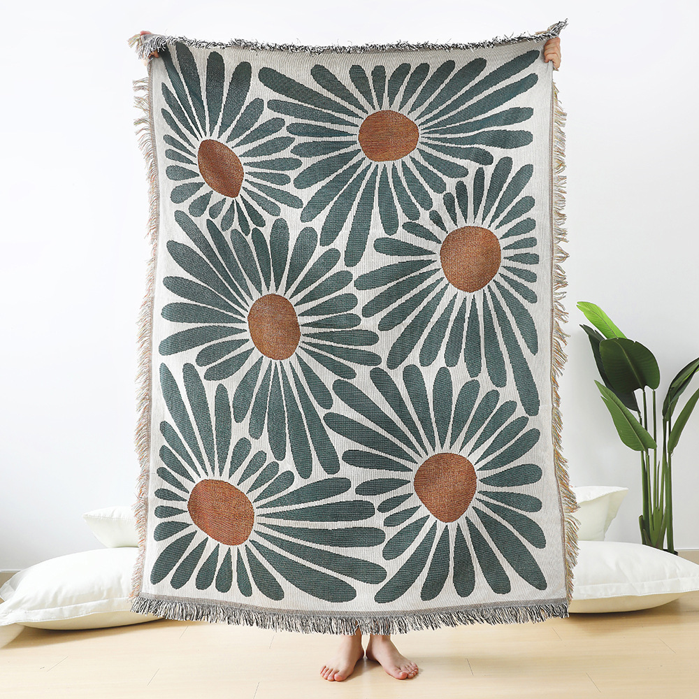 Home Textiles Decoris - Textile City Ins Floral Throw Blanket,