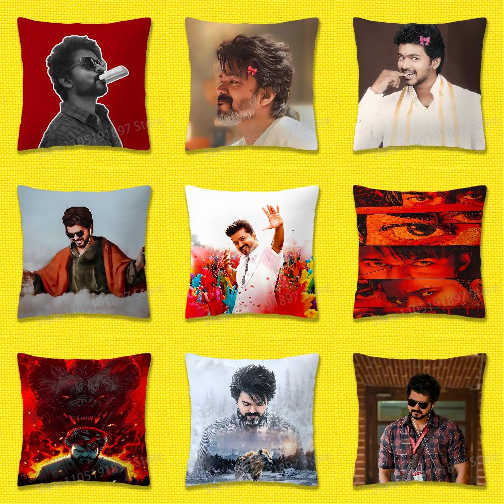 Home Textiles India - T-Thalapathy v-vikay inde taie d'oreiller pour