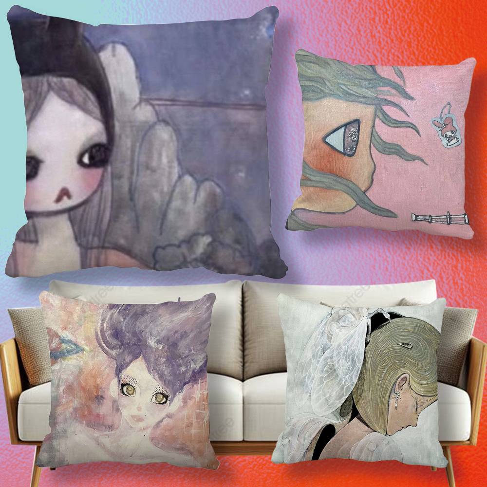 Aya Home Textiles - Aya Takano P-paintings Housse de coussin