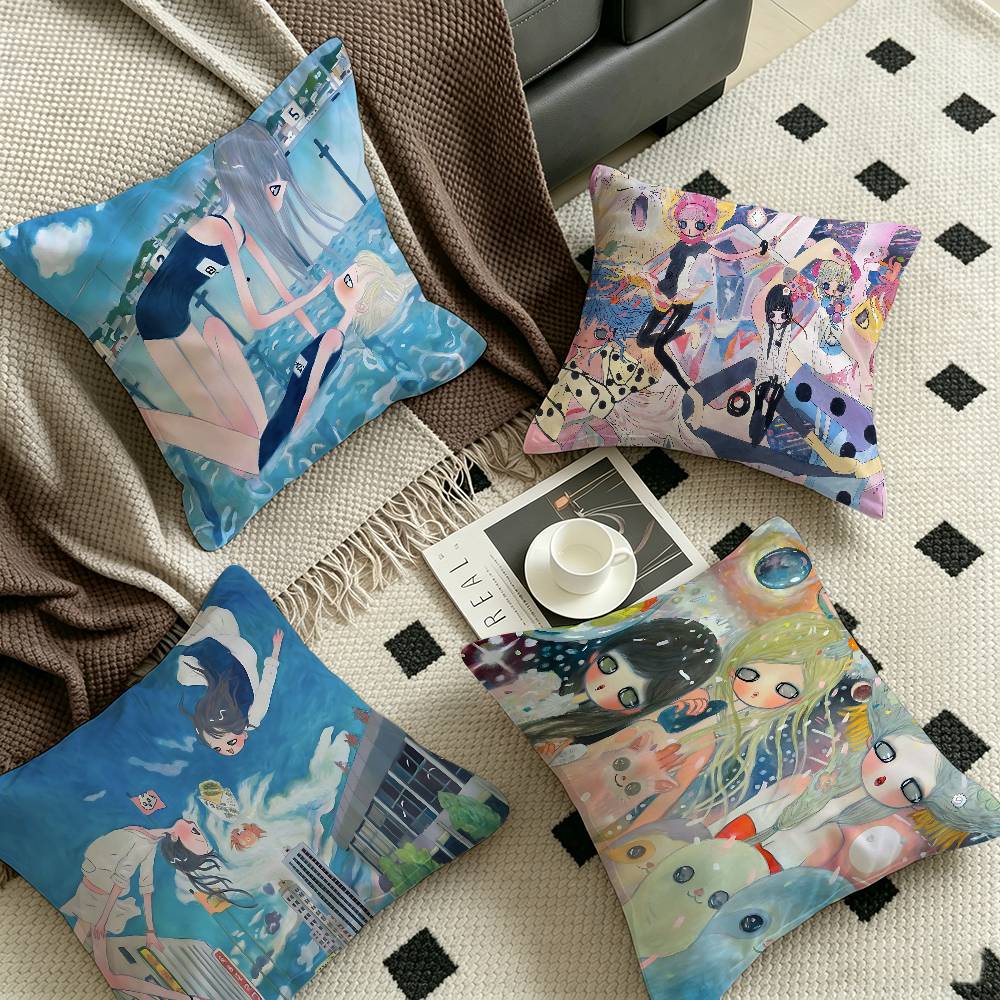 Aya Home Textiles - Housse de coussin personnalisée avec peintures