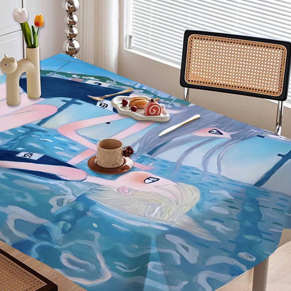 Aya Home Textiles - Nappe de table en polyester lavable