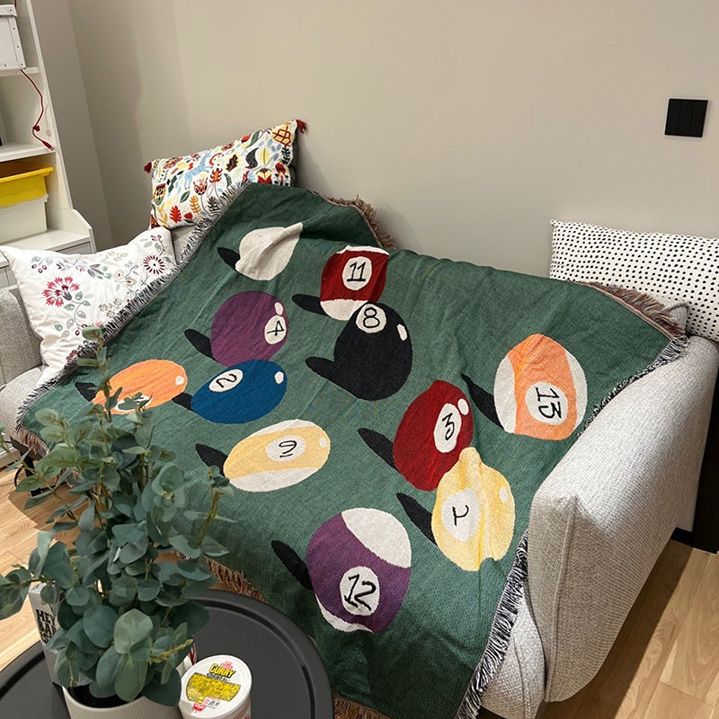Home Textiles Decoris - Textile City Ins Billiard Pattern Throw
