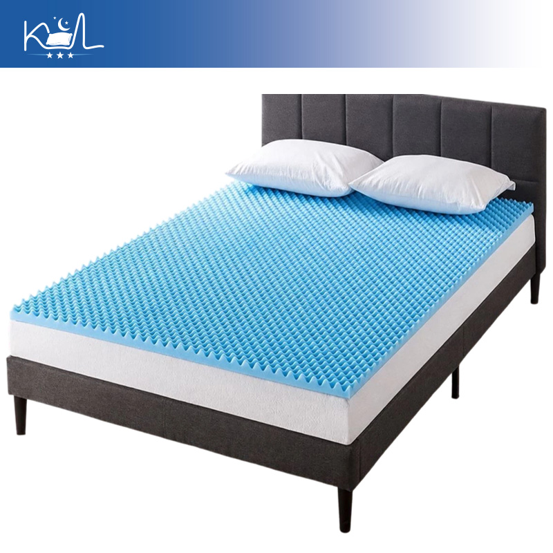 Surmatelas en éponge bleue, su - Mattress Pad Topper avis et prix