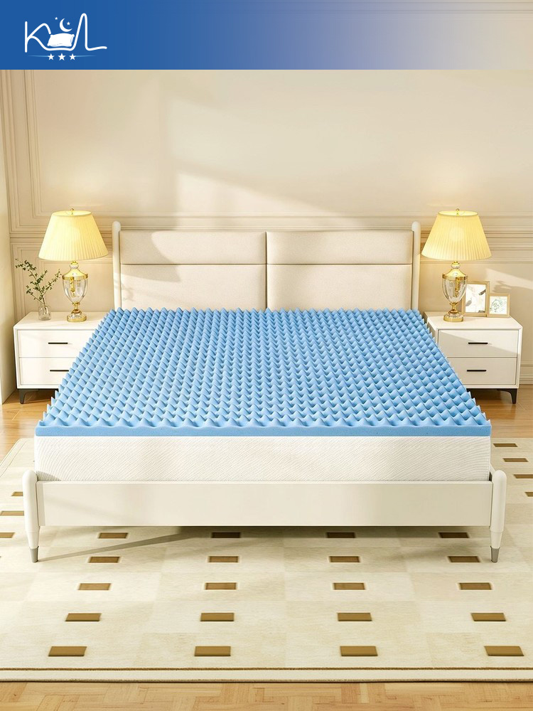 Surmatelas en éponge bleue, su - Mattress Pad Topper avis et prix