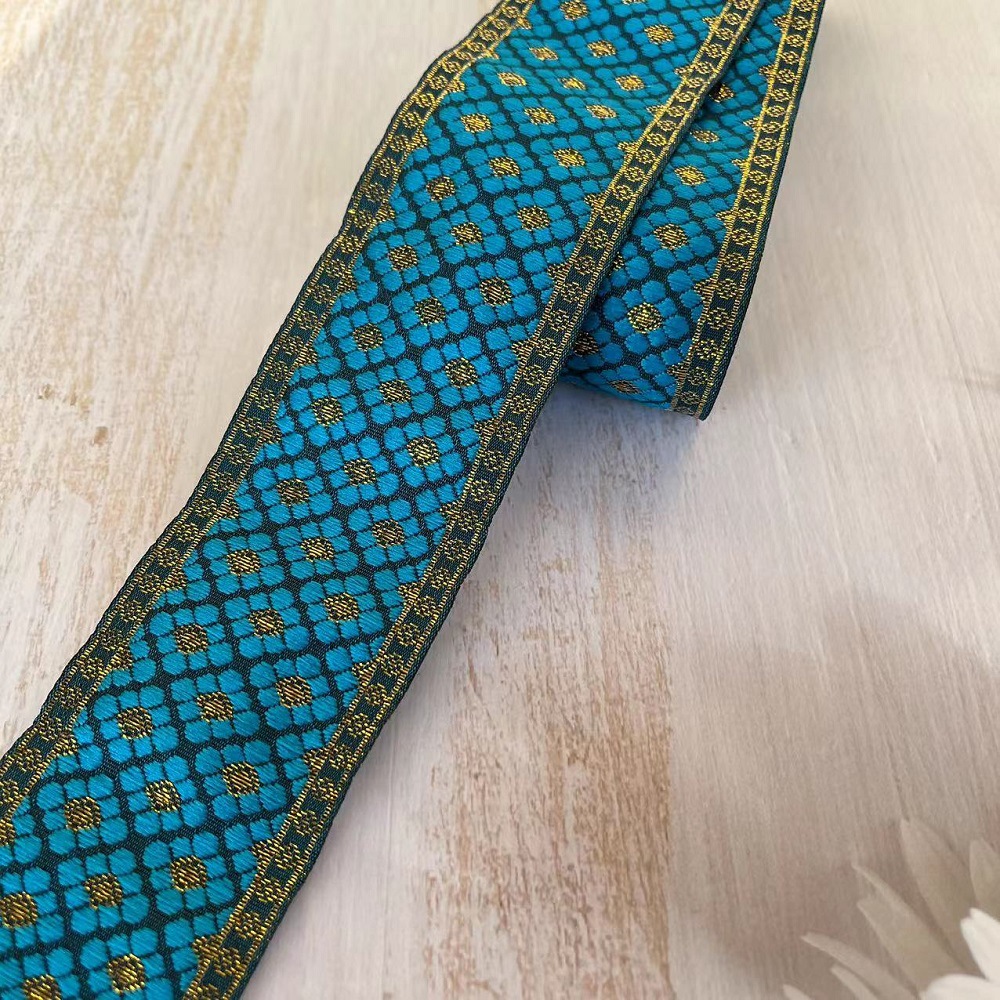 Sangle Jacquard brodée Hmong,  - Home Textiles India avis et prix