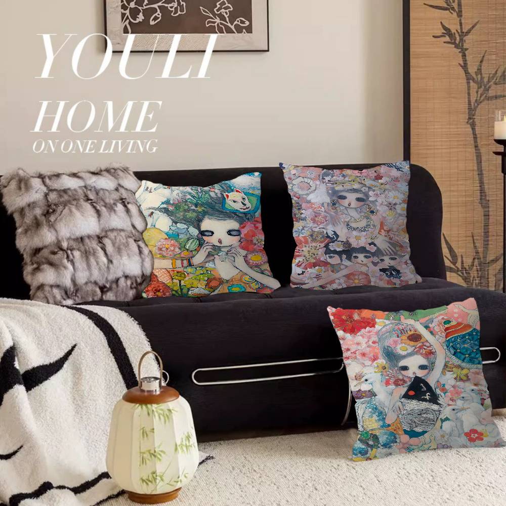 Aya Takano – housse de coussin - Aya Home Textiles avis et prix