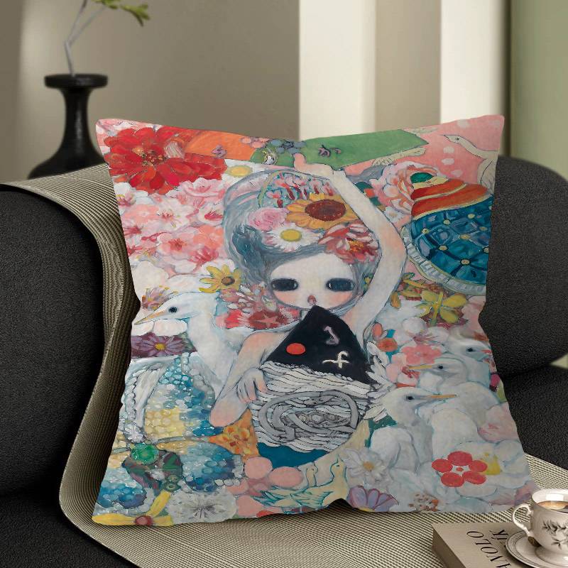 Aya Takano – housse de coussin - Aya Home Textiles avis et prix