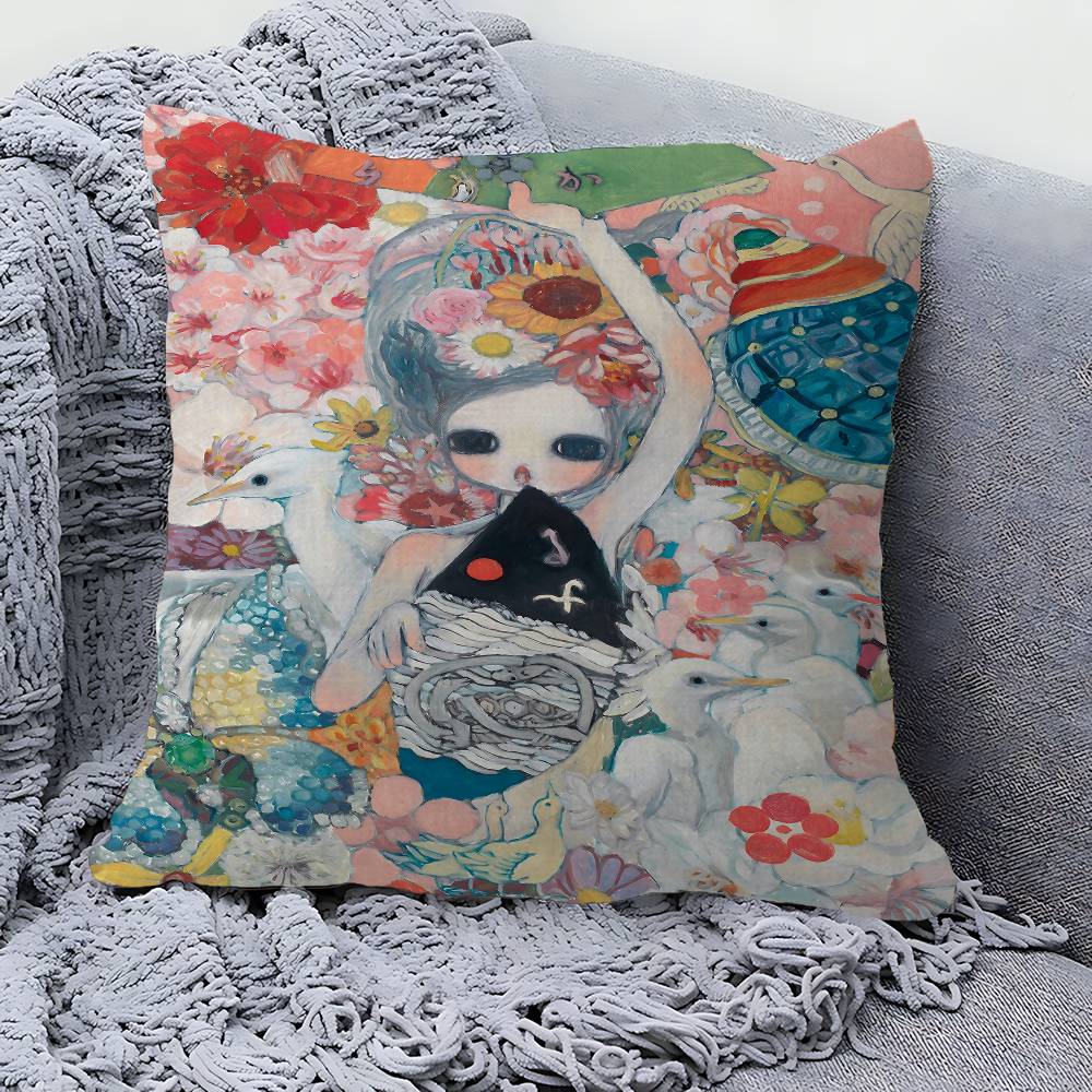 Aya Takano – housse de coussin - Aya Home Textiles avis et prix