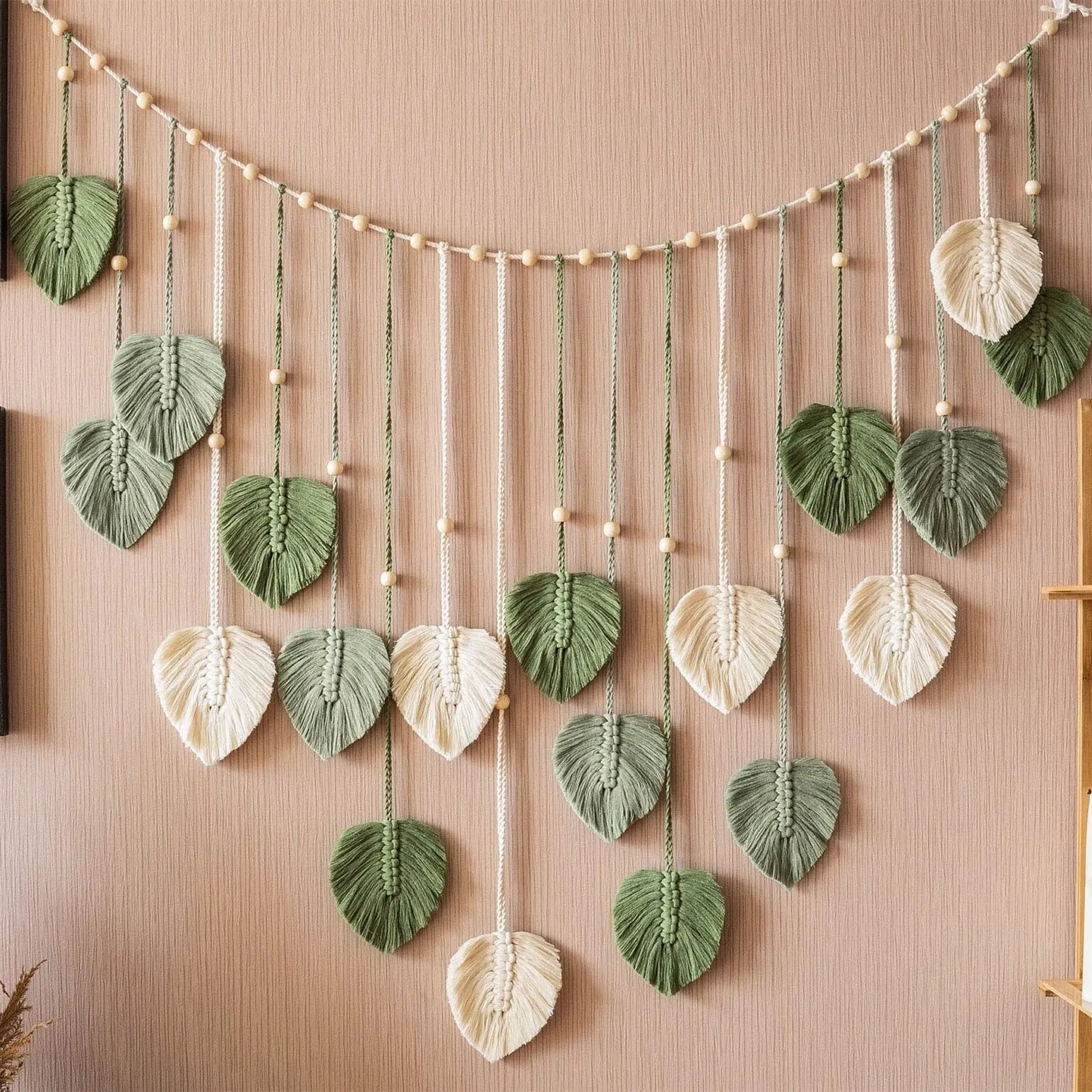 Guirlande de feuilles vertes,  - Home Textiles Store avis et prix