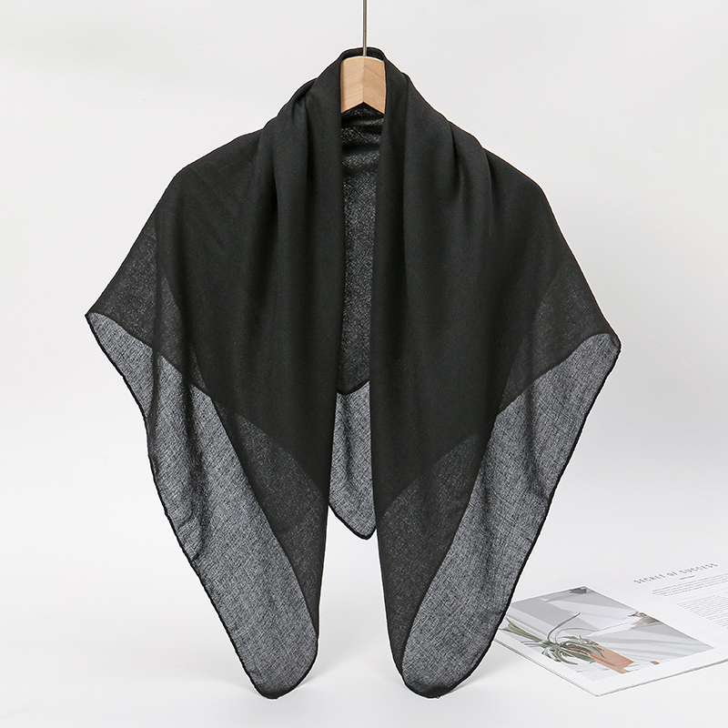 Foulard Carré en Coton et Lin  - Home Textiles Store avis et prix