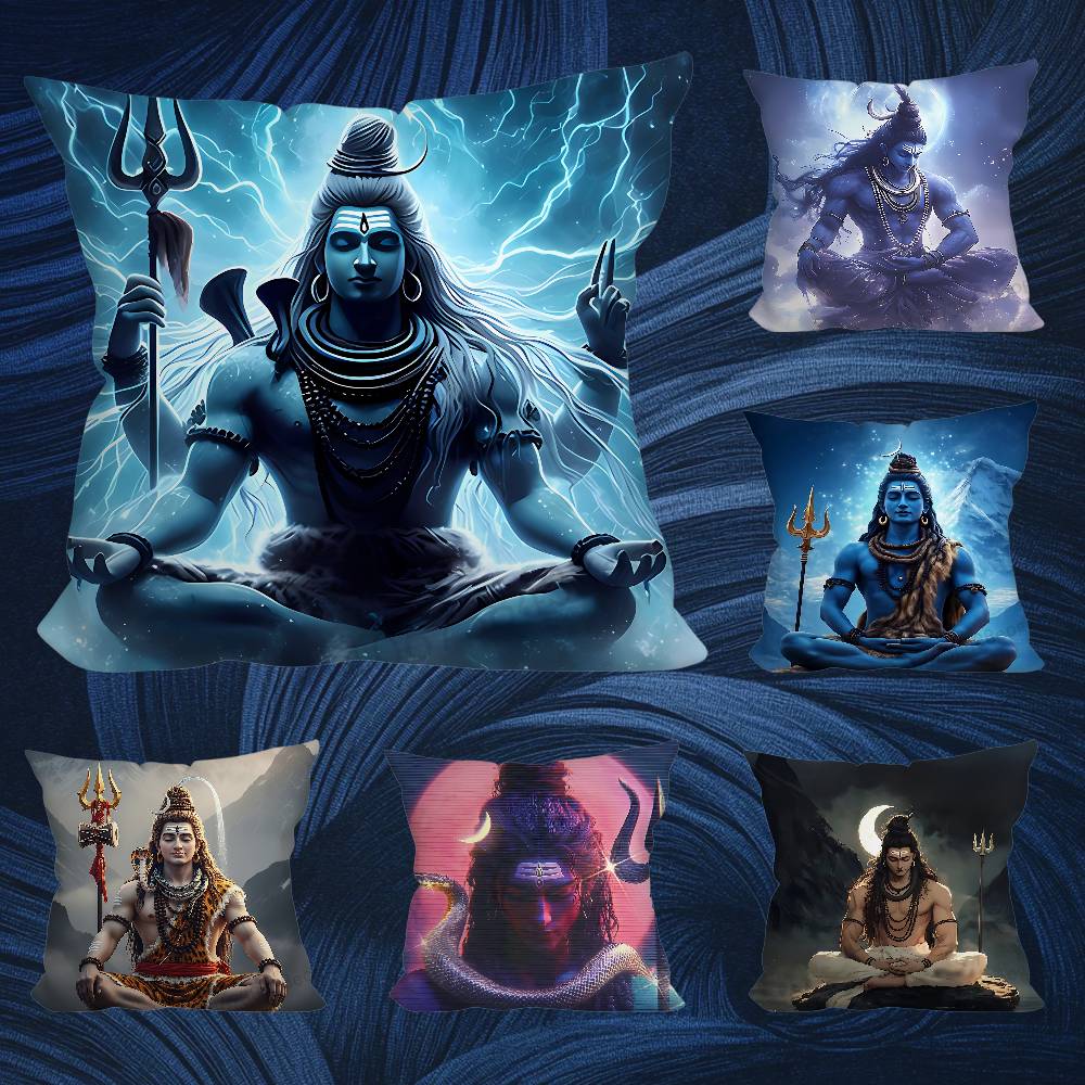 Housse de coussin Lord Shivasj - Home Textiles India avis et prix