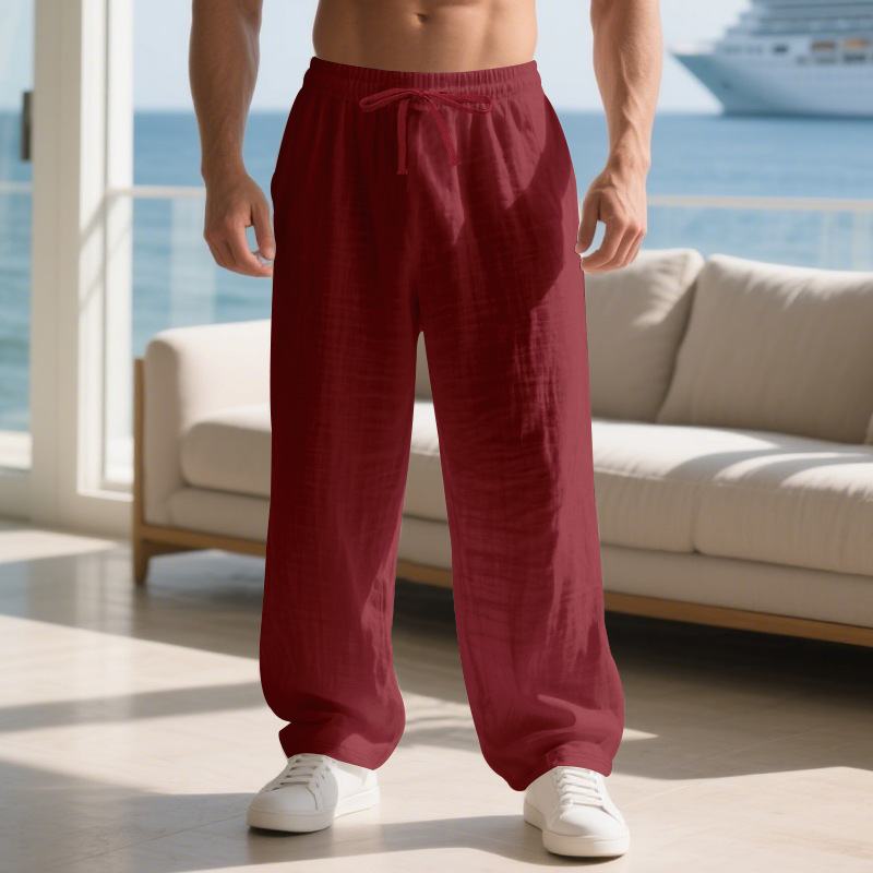 Pantalon en lin américain tran - Home Textiles Store avis et prix