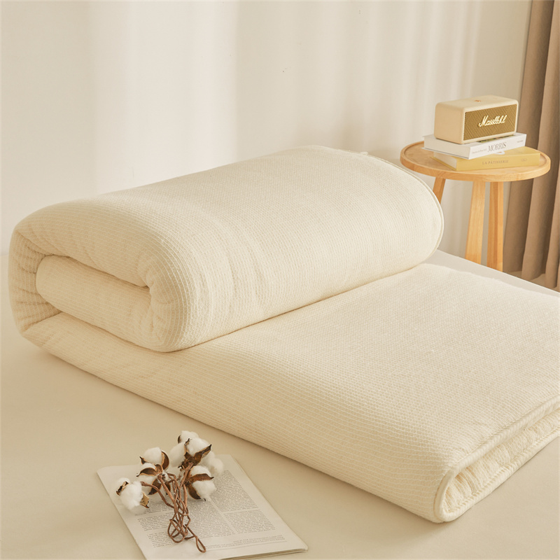 Surmatelas en coton à motif éc - Mattress Pad Topper avis et prix