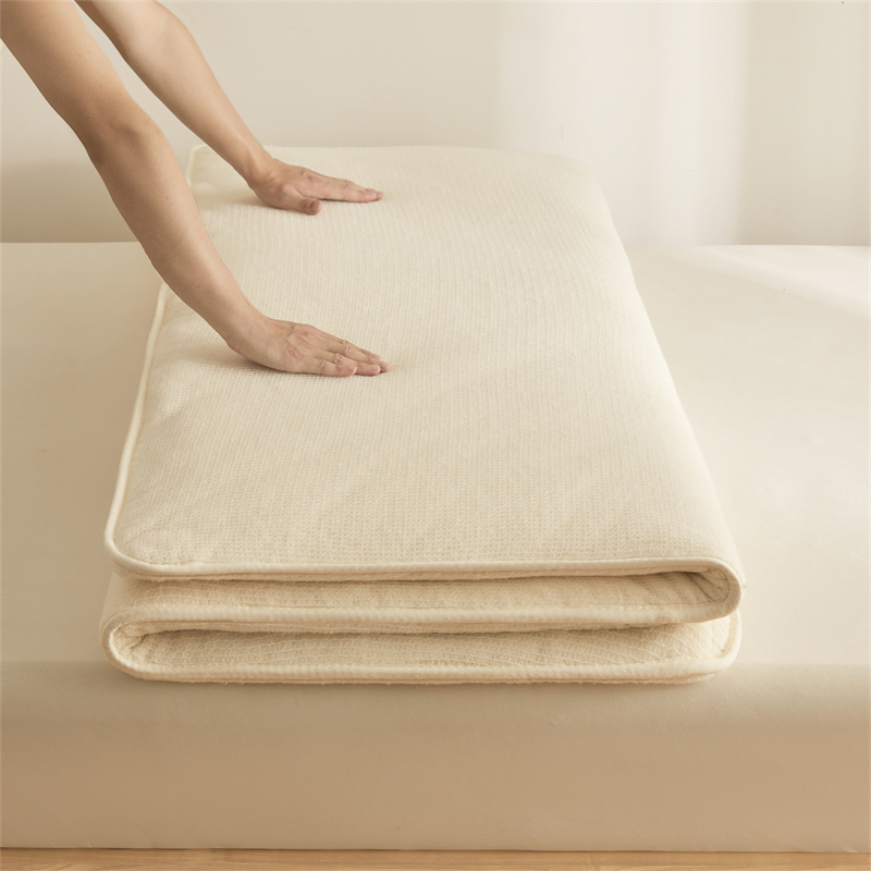 Surmatelas en coton à motif éc - Mattress Pad Topper avis et prix