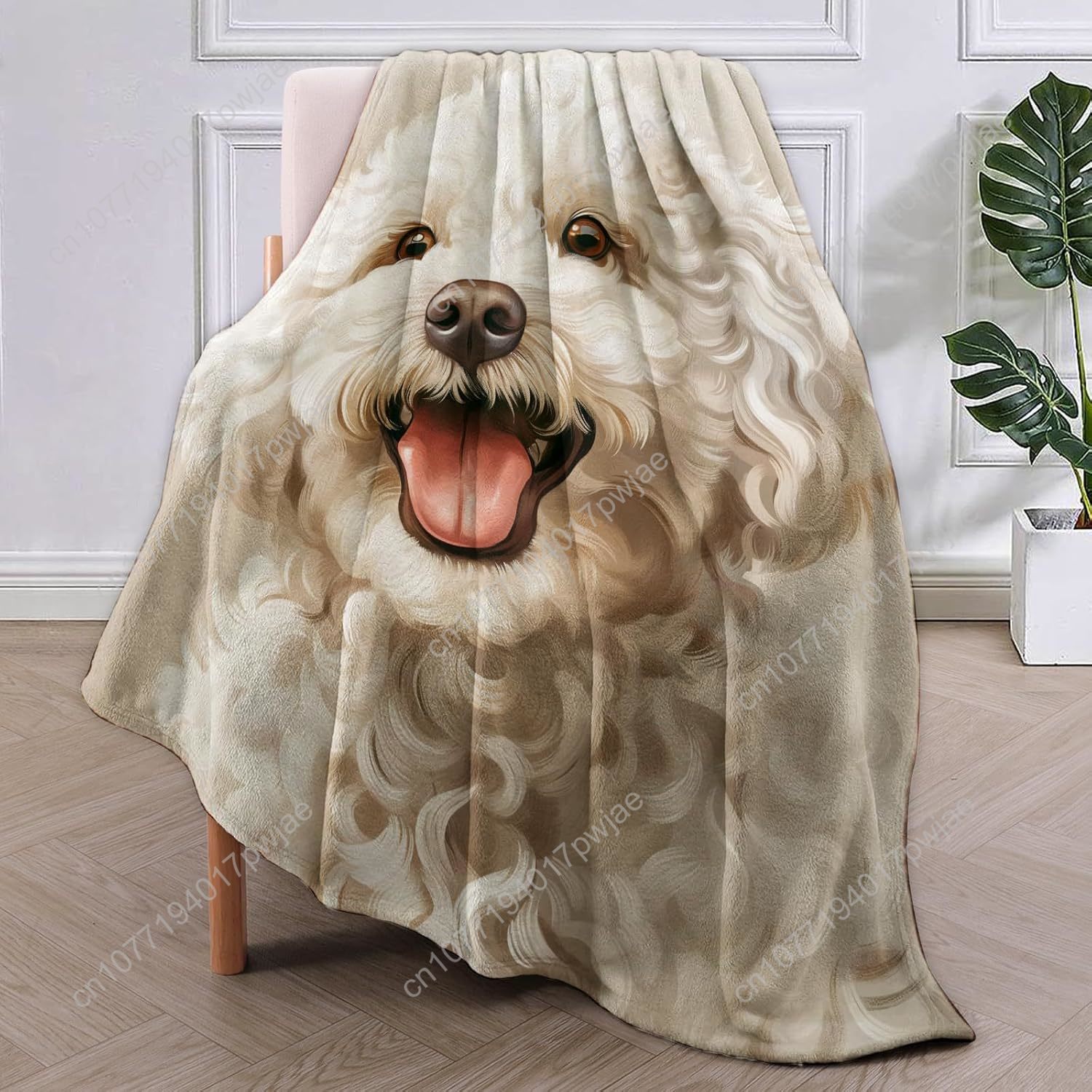 Couverture avec Portrait de ca - Home Textiles Designer avis et prix